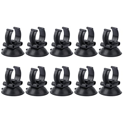 TEHAUX 10pcs Fish Tank Cup Aquarium Cups Airline Clip Airline Holder