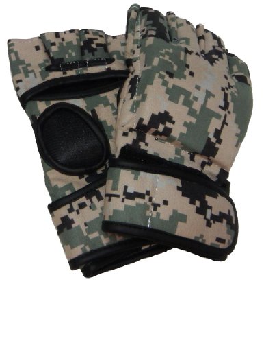 MMA Fighter Gloves - 4oz - Military Patterns - color: MARPAT, size: X-Large