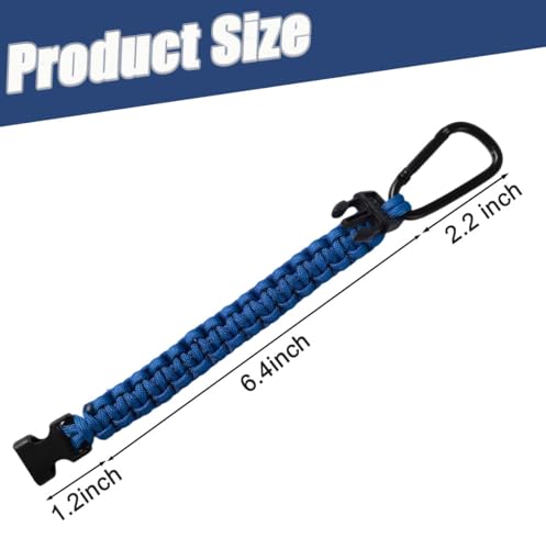 Baseball Glove Clip for Hanging Bags,Portable Paracord Gear Holder with Hook Clip,Sports Equipment Drying Rack for Baseball Softball Gloves - style: 2-blue