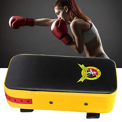 SUNGOOYUE Muay Thai Kick Pad, PU Thicken Kick Foot Training Target for Martial Arts MMA