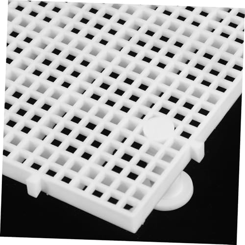 BESPORTBLE 1set Fish Tank Isolation Board Aquarium Divider for Fish Breeding Species Separation Water Circulation Mesh Panel Support Posts