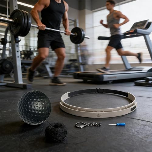 Boxing Reflex Ball Headband Set Punching Speed Reaction - color: black soft ball