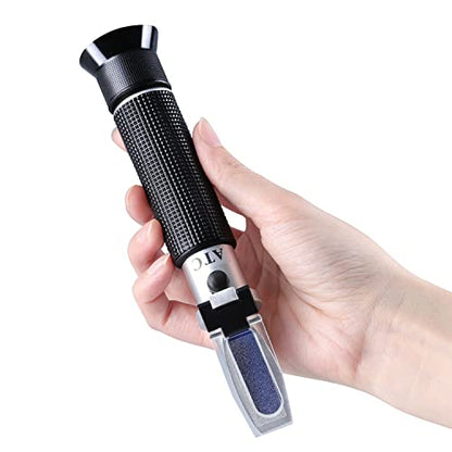 Salinity Refractometer for Seawater Aqaurium Fishkeeping Salinity Tester Meter Dual Scale-Specific Gravity Salinity Hydrometer 0-100PPT & 1.000-1.070