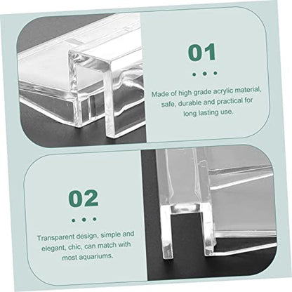 GANAZONO 10pcs Aquarium Cover Supporting Frames Acrylic Fish Tank Cover Holders for Easy Installation and Maintenance Practical Support for Aquariums and Fish Tanks