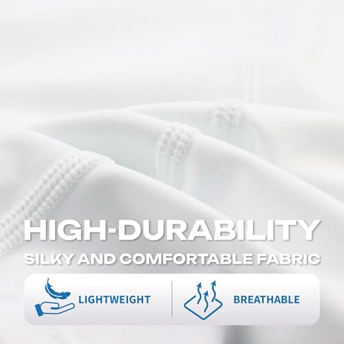LP IM710 Shield Padded Compression Leg Sleeve for Men & Women - color: White, size: Medium