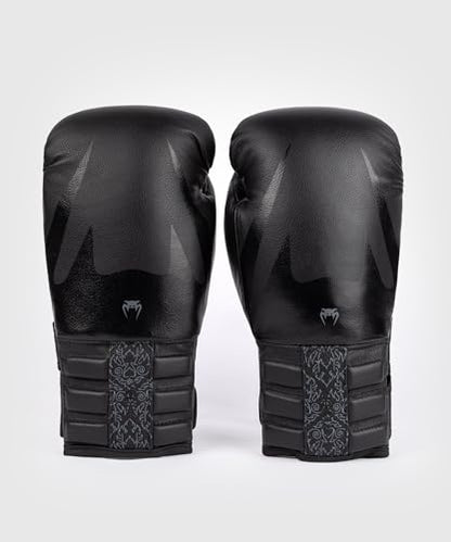 Venum Reverso Boxing Gloves - color: Black/Black, size: 14oz