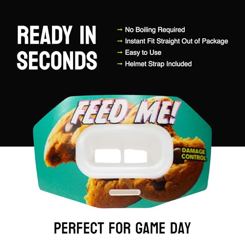 DAMAGE CONTROL Youth Football Mouth Guard – Feed Me! - color: Feed Me!