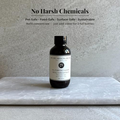 Murchison-Hume All-Purpose Cleaner Concentrate | Plant-Based, Non-Toxic Multi-Surface Spray | Natural Kitchen & Bathroom Cleaner | Safe on All Surfaces | Makes 35 Fl Oz | Original Fig Scent - size: 3.4 Fl Oz Concentrate
