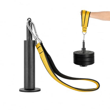 Arm Wrestling Training Strap, Hand Grip Forearm Strengthener - color: Yellow-loading pin&strap