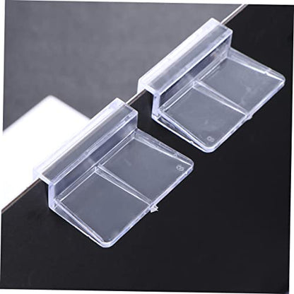 10pcs Fish Tank Cover Support Bracket for Aquariums Plastic Frame for Fish Tank Lid Installation