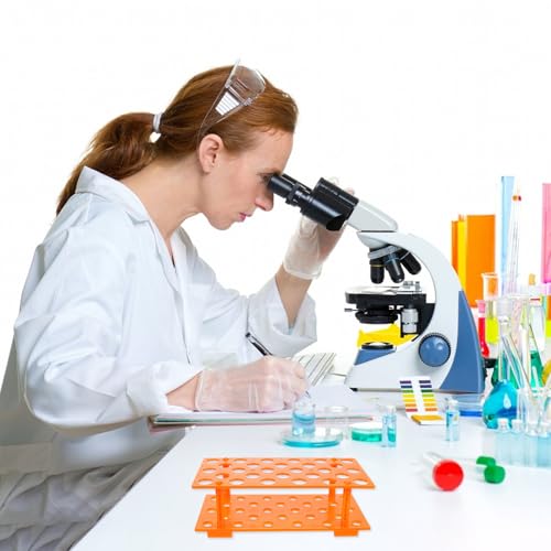 Zerodeko Microcentrifuge Tube Holder Rack Plastic Storage Organizer for Tubes Lab Use Compatible