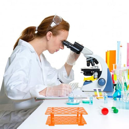 Zerodeko Microcentrifuge Tube Holder Rack Plastic Storage Organizer for Tubes Lab Use Compatible