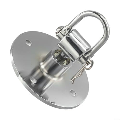 Stainless Steel 360 Degree Swivel Hook for MMA Pear Shaped Punching Bag, Speed Ball Base with High Load Bearing for Boxing Training Equipment