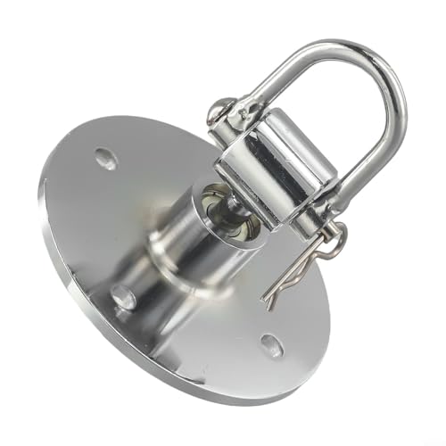Stainless Steel 360 Degree Swivel Hook for MMA Pear Shaped Punching Bag, Speed Ball Base with High Load Bearing for Boxing Training Equipment