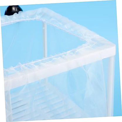 Generic Box Hatch Isolation Net Box Fish Tank Decor Pond Skimmer Net Kit Aquarium Water Hatching Fish Net Aquariums Incubator Feeder Aquarium Plants Tanks Cage Starter White Plastic