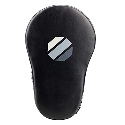 UFC Long Curved Focus Mitts (1 Pair) Focus Mitts, Black