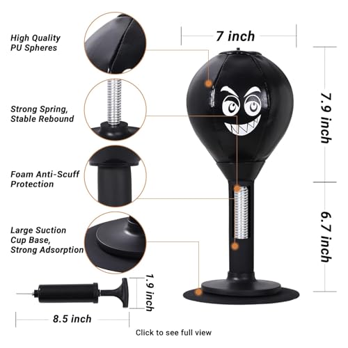 Desktop Punching Bag,Stress Relief Fun Gift for Coworkers