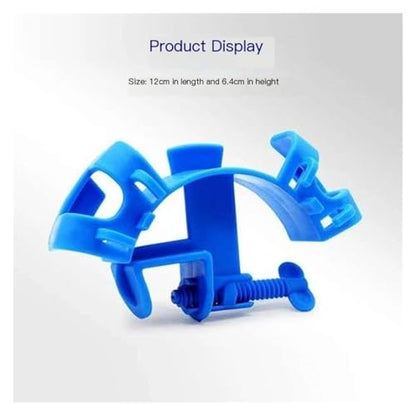 Adjustable Aquarium Hose Holder Clip for Fish Tank Pipe - Secure 20mm Water Tube Clamp Fits 12mm Glass Thickness for Stable Water Changing
