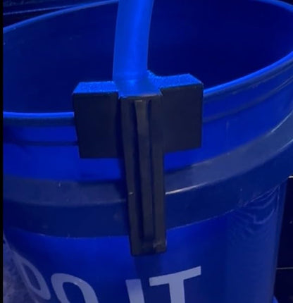 Bucket Buddie, 5 Gallon Bucket Clip for Siphon Tubing, Great for Wine, Beer, Aquarium & Hydroponic Use