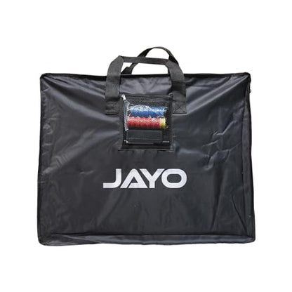 JAYO Soccer Coaches Tactical Board, 35" x 24" Portable Double-Sided Magnetic Football Coaching Board Kit with Magnets, Marker Pen, Deluxe Waterproof Carrying Bag