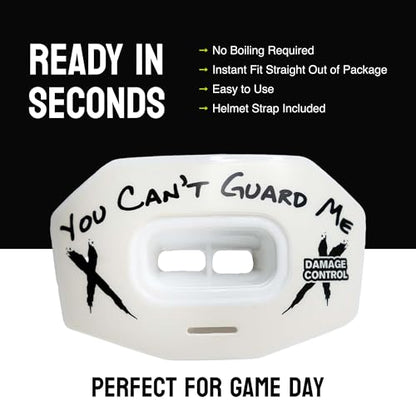 DAMAGE CONTROL Youth Football Mouth Guard – You Can't Guard Me - color: You Can't Guard Me