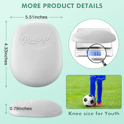 HooLing 4 Pcs Football Knee Pads, Ultra Light Skill Positions,Youth - size: Youth