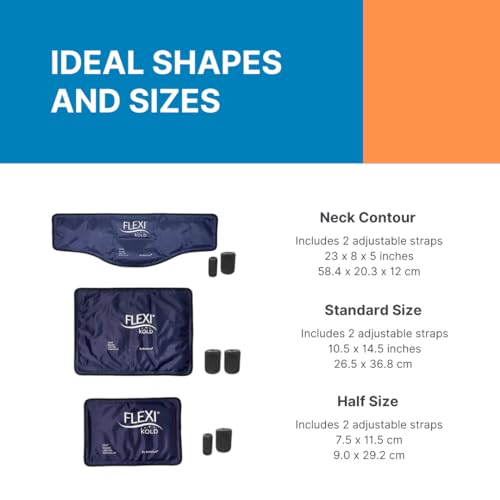 FlexiKold Neck Gel Cold Pack with Straps - style: Neck w/ Straps