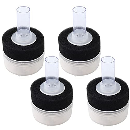 4PCS Air Driven Bio Filter Sponge Aquarium Filter, Bio Sponge Filter, Aqua Flow Sponge, Air Pump Driven, for Breeding Fry Betta Shrimp Fish Tank Aquarium