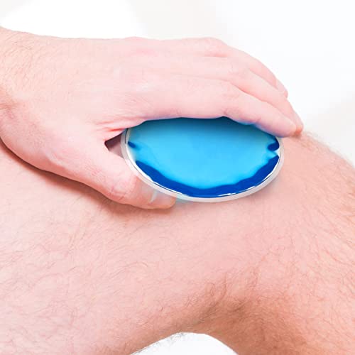 Reusable Ice Packs for Injuries, 10 Pack Round Ice Packs for Face | Gel Ice Pads, Small Hot Cold Compress Ice Bag for Eyes After Surgery, Face, Wisdom Teeth, Breast Surgery, Blue - size: 2.75 Inch