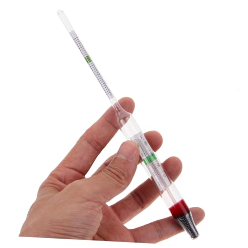 MAGICLULU 1set Aquarium Hydrometer Testing Tool Accurate Densitometer for Fish Tank with Measuring Cylinder Essential for Seawater Monitoring