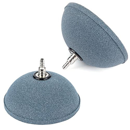 Pawfly Aquarium Air Stone 4 Inch Bread, Fish Tank Air Stone Oxygen Diffuser for Air Pump Fish Tank Bucket Pond and DWC Reservoir, 2 Pack