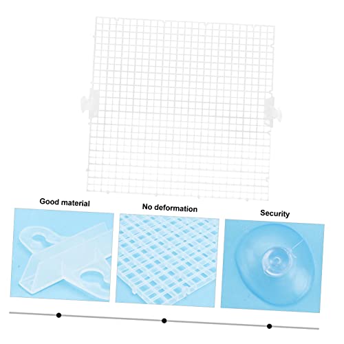 Kisangel 8pcs Aquarium Panel Fish Tank Divider for Breeding and Segregation Prevent Aggressive Fish from Harassing Fry Easy to Install Cups