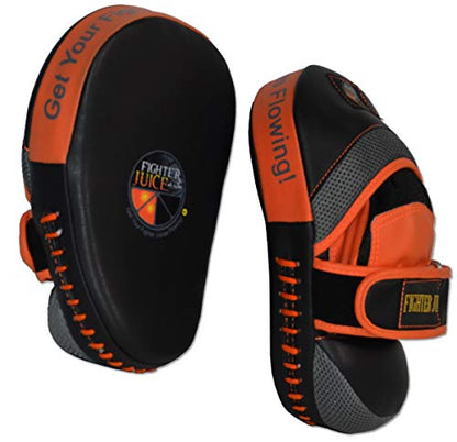 FightersJuice MMA Boxing Muay Thai Curved Pro Punch Mitt