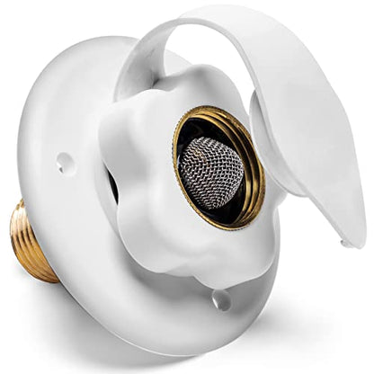 RV Water Inlet Connection. RV City Water Inlet With Check Valve. Inlet Hose Connector. Hose Flange Hookup For RV Camper (white). - color: White