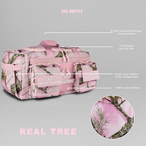 WOLFpak 30L Perfect Duffle Bag - Tactical Gym Bag (APX Flushing Pink) - color: Realtree APX Flushing Pink