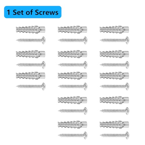 Retractable Baby Gate Replacement Parts, 55" W x 33" H Retractable Baby Gate Extensions (Including 2 x Latches + 2 x Brackets + 1 Set of Screws) for Retractable Gate (Black)