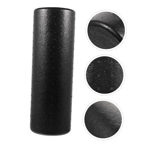 High Density Fitness Roller for Muscle Massage and Spinal Stabilization Solid Exercise Foam for Postural Balance and Massage Roller for Feet Back and Legs (15x45cm)