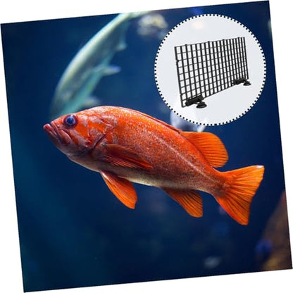 Cabilock Aquarium Fish Tank Divider Board 10pcs Black Plastic Grid Partition for Fish Tank Isolation and Bottom Filter Suitable for Breeding and Aquarium Separation