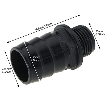 5IN1 Nozzles Kit for Fountain Pump, Aquarium, Fish Tank, Pond, Hydroponics, Statuary Accessories 5 Sizes