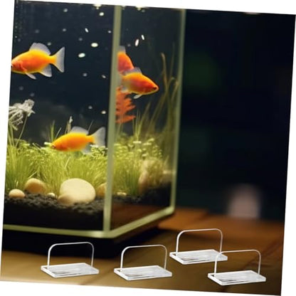 OUNONA 6pcs Fish Tank Cover Handle Fish Tank Cover Parts Aquarium Lid Handle Aquarium Lid Holder Aquariums Lid Holder Aquarium Tank Lid Handle Fish Tank Lids Handles Transparent Acrylic