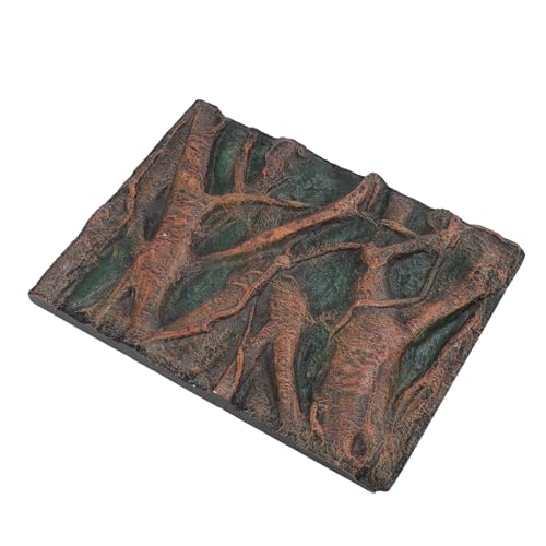 FILFEEL Aquarium Background 3D Effects Safe Foam Fish Wall Art for Tropical Desert Aquariums and Reptile Tanks (H) - size: H