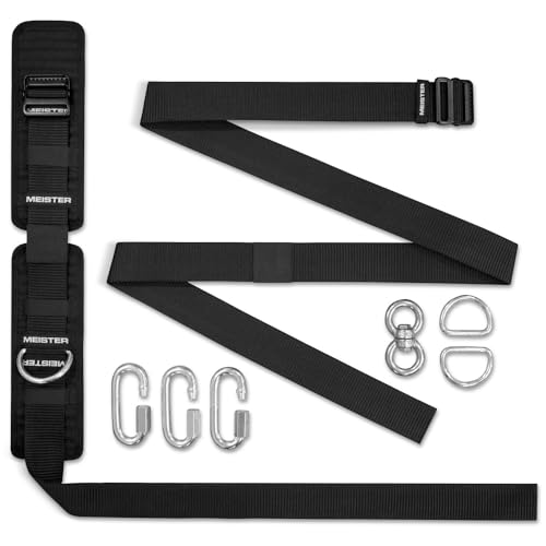 Meister Beam Wrap Mount Kit w/Carabiner for Hanging Boxing & MMA Heavy Bags - style: Beam Wrap + Extension Strap Mounting Kit