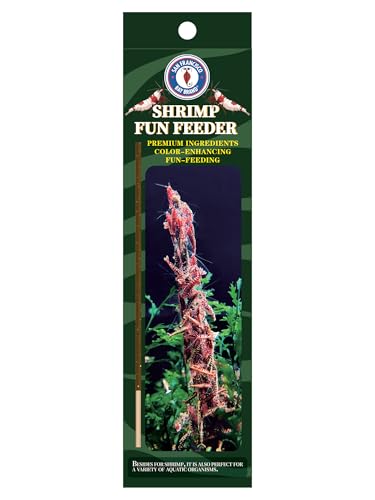 San Francisco Bay Brand Shrimp Food, Aquarium Shrimps Feeding Stick Candy Sticks Lollies Aquatic Nutrition Color Enhancing