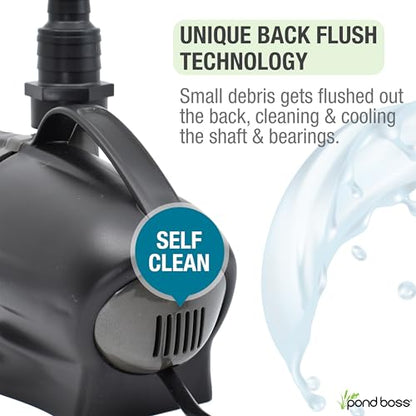Pond Boss Waterfall Pump, 2300 GPH