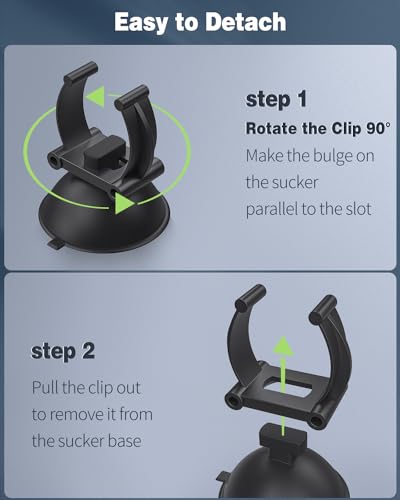Pawfly Aquarium Heater Suction Cups Fish Tank Tube Light Sucker Holders 1.1 Inch Fixing Clips for Large Aquarium Heating Rod and Submersible Light (Not for Airline Tubing), 12 Pack