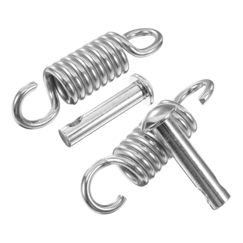 Hanging Chair Swing Hook Set with Pin, 2 Sets Spring Steel Hardware