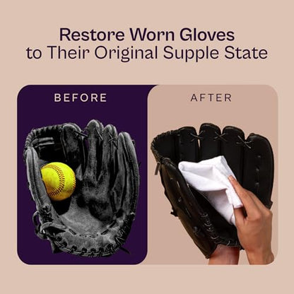 Glove Conditioner, Liquid, 8 Oz – Water-Based, Non-Darkening, No Sticky Residue – Glove Conditioner for Mitts, Baseball & Softball Gear Made in USA - size: 8oz Softball