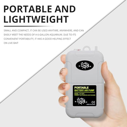 Small Aerator for Fish 6 Gallons/19GPH-35GPH,Aerator for Bait Bucket,Adjustable USB Air Pump,Quiet Voice,with Car Cigarette Lighter, Suitable for Tropical Fish Enthusiasts and Fishing Enthusiasts
