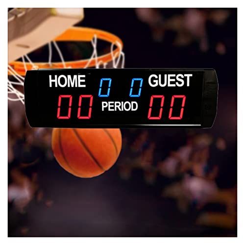 Electronic Scoreboard Portable Score Board Wireless Electronic Led Tennis Padel Digital Scoreboard for Games Volleyball/Basketball/Football/Ping Pong/Badminton,Score Keeper