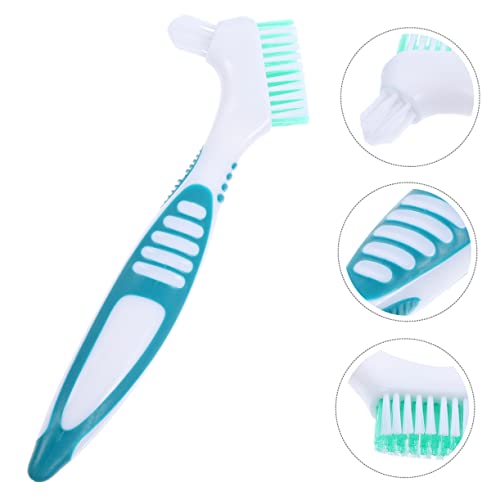 Turtle Shell Cleaning Brush Double-Head Compact Tool with Ergonomic Handle for Aquatic Turtle and Tortoise Care Removes Mud Dirt from Shell and Tank 6.29X1.96X0.59In - color: As Shown 1